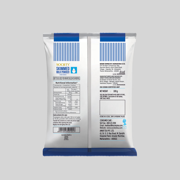 SKIMMED MILK POWDER - 100G POUCH PACK OF 4
