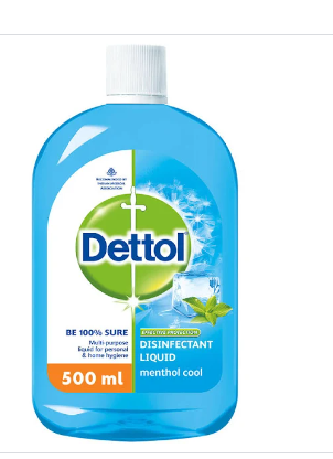 DETTOL DISINFECTED LIQUID MENTHOL COOL 500ML