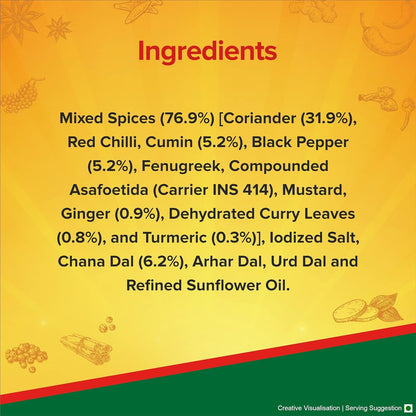 Aashirvaad Sambar Masala, 100g, Blended Spice for Authentic Taste and Colour