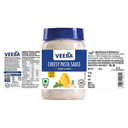 Veeba Cheesy Pasta Suace (Creamy Alfredo), 250g