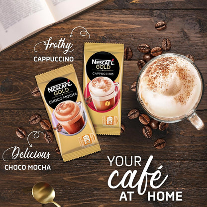 Nescafé Gold Cappuccino Instant Coffee Premix, 125g (5 Sachets x 25g)