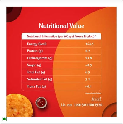 McCain Aloo Tikki, 1.24 Kg