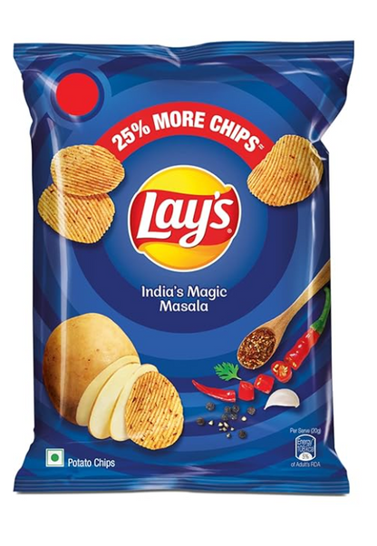 Lay's Potato Chips 50g, American Style Cream & Onion Flavour, Crunchy Chips & Snacks