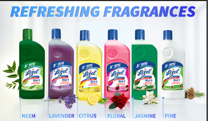 LIZOL  DISINFECTED SURFACE AND FLOOR CLEANER